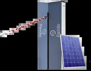 Parklio retractable chain barrier system